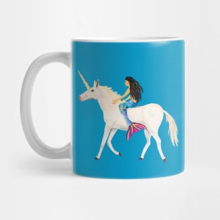 Mermaid and Unicorn Mug